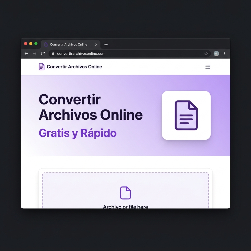 Convertir Archivos Online